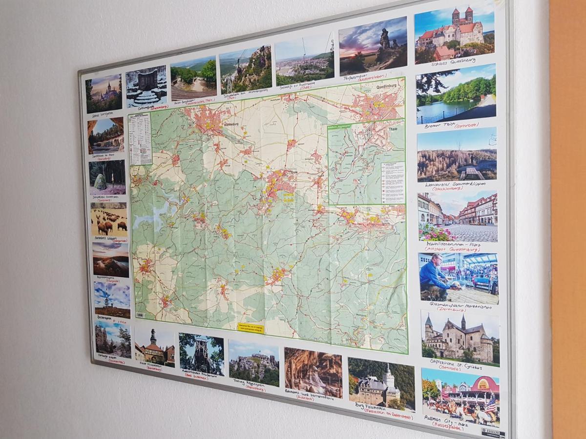 Ferienwohnung Burgenblick Thale Exteriér fotografie